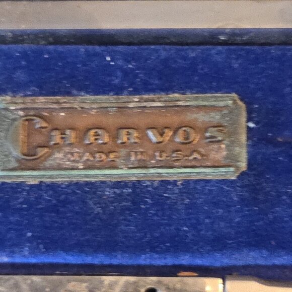 Vintage Charvos Drafting Set 1940s USA 10 Piece AS IS Read - Picture 3 of 11